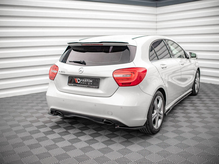 Maxton Design - REAR SIDE SPLITTERS V.2 MERCEDES A W176 (2012-2015)