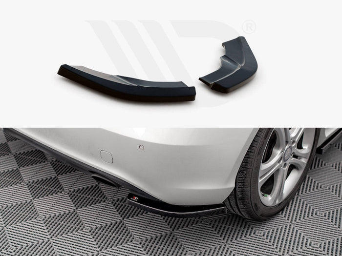 Maxton Design - REAR SIDE SPLITTERS V.2 MERCEDES A W176 (2012-2015)