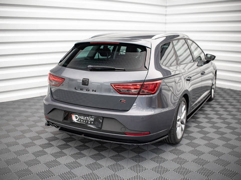 Maxton Design - REAR SIDE SPLITTERS V.1 SEAT LEON FR SPORTSTOURER MK3 (2012-2016)