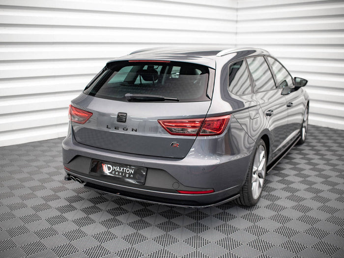 Maxton Design - REAR SIDE SPLITTERS V.1 SEAT LEON FR SPORTSTOURER MK3 (2012-2016)