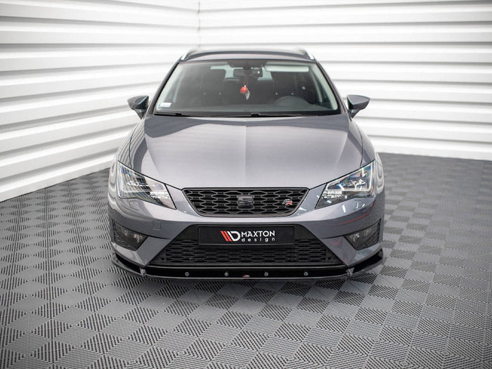 Maxton Design - FRONT SPLITTER V.1 SEAT LEON FR / CUPRA MK3 (2012-2016)