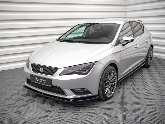 Maxton Design - FRONT SPLITTER V.1 SEAT LEON MK3 (2012-2016)
