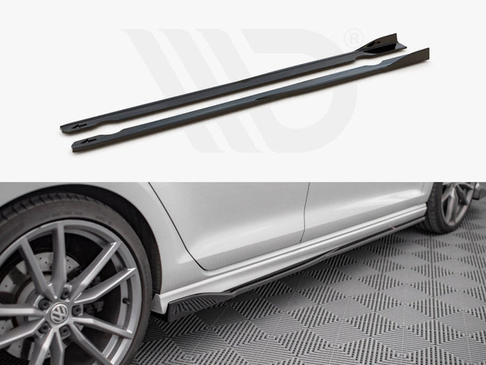 Maxton Design - SIDE SKIRTS DIFFUSERS V.2 VW GOLF R MK7 (2013-2016)