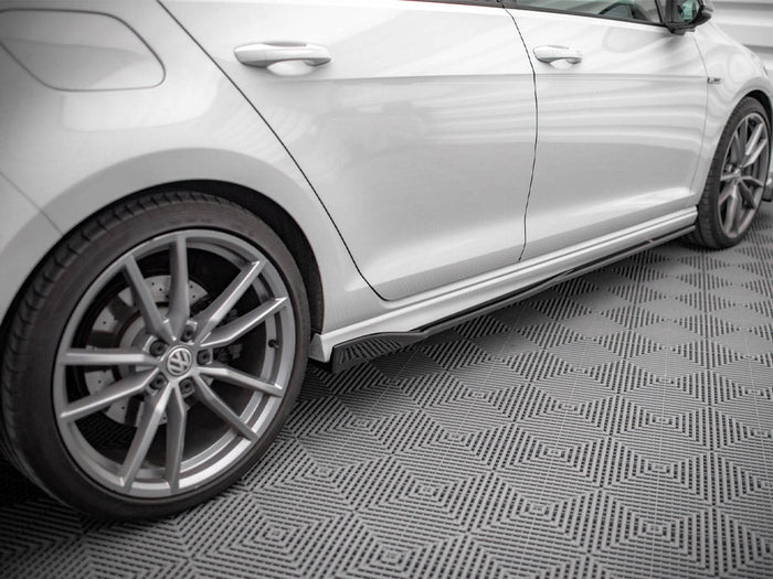 Maxton Design - SIDE SKIRTS DIFFUSERS V.2 VW GOLF R MK7 (2013-2016)