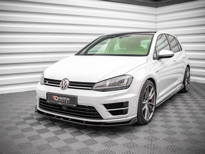 Maxton Design - FRONT SPLITTER V.4 VW GOLF R MK7 (2013-2016)