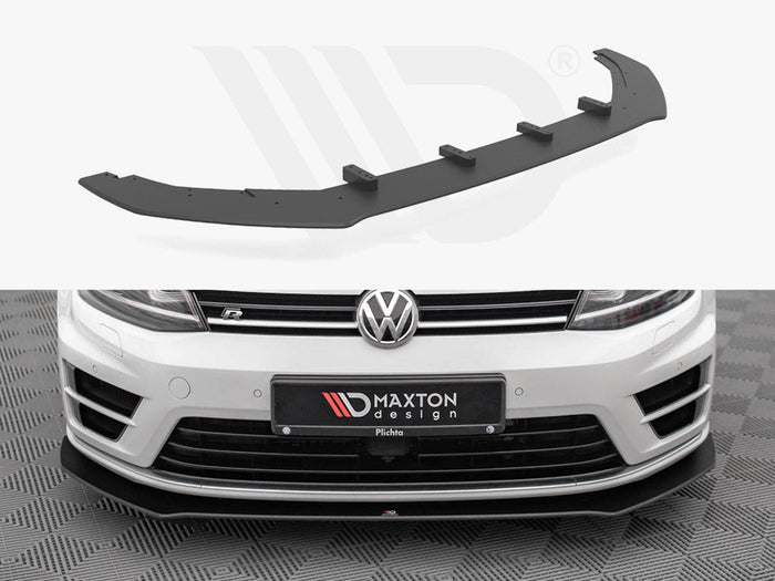 Maxton Design - STREET PRO FRONT SPLITTER V.1 VW GOLF R MK7 (2013-2016)