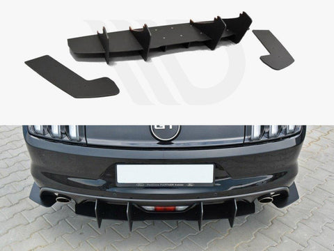 Maxton Design - FORD MUSTANG MK6 GT - REAR DIFFUSER (2014-17)