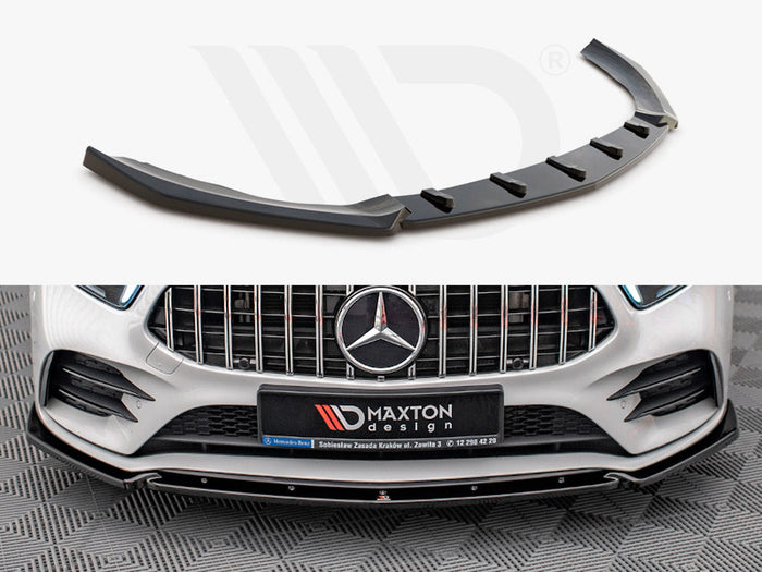 Maxton Design - FRONT SPLITTER V.4 MERCEDES A35 AMG / AMG-LINE W177