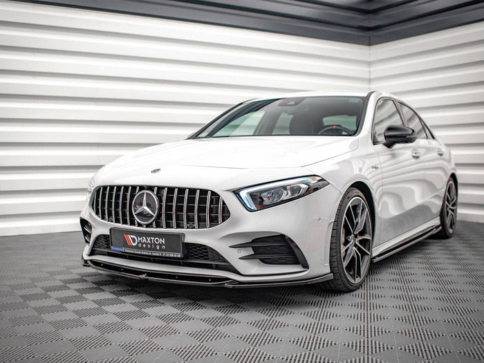 Maxton Design - FRONT SPLITTER V.5 MERCEDES A35 AMG / AMG-LINE W177
