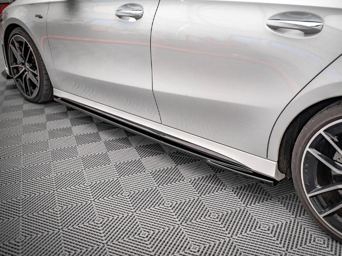 Maxton Design - SIDE SKIRTS DIFFUSERS V.2 MERCEDES A35 AMG / AMG-LINE W177