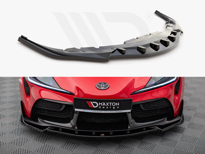 Maxton Design - FRONT SPLITTER V.4 TOYOTA SUPRA MK5 (2019-)