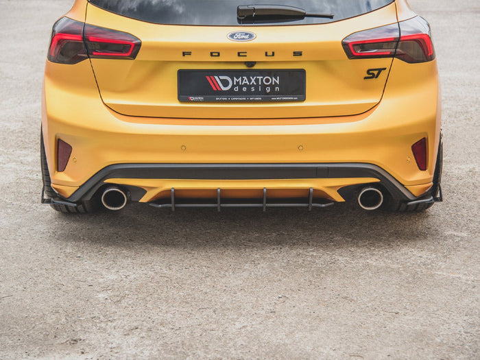 Maxton Design - STREET PRO REAR SIDE SPLITTERS (+FLAPS) FORD FOCUS ST MK4