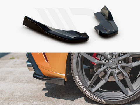 Maxton Design -  Rear Side Splitters V.3 (For rear valance v.2) Ford Focus Hatchback ST Mk4
