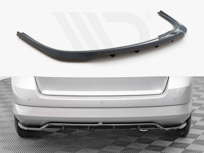 Maxton Design - CENTRAL REAR SPLITTER (VERTICAL BARS) SKODA FABIA ESTATE MK3 (2014-2019)