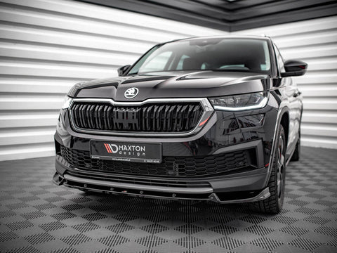 Maxton Design - FRONT SPLITTER V.1 SKODA KODIAQ MK1 FACELIFT (2019)