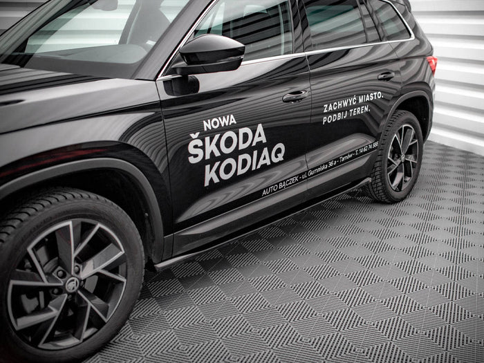 Maxton Design - SIDE SKIRTS DIFFUSERS SKODA KODIAQ MK1 FACELIFT (2019)