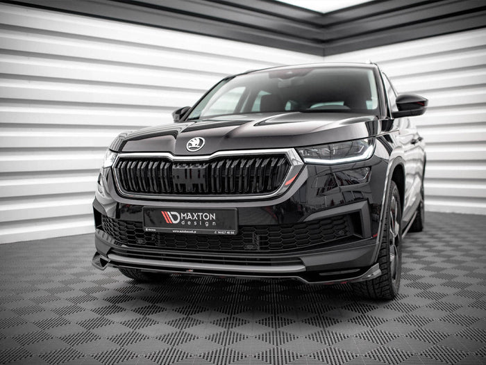 Maxton Design - FRONT SPLITTER V.2 SKODA KODIAQ MK1 FACELIFT (2019)