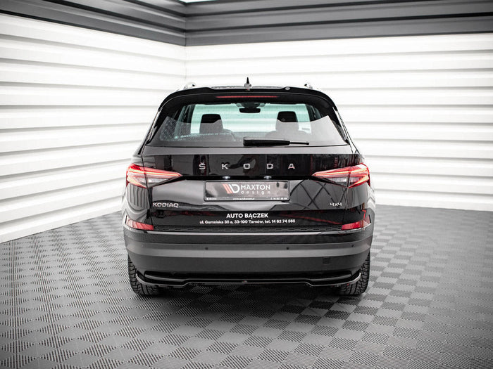 Maxton Design - CENTRAL REAR SPLITTER SKODA KODIAQ MK1 FACELIFT (2019)