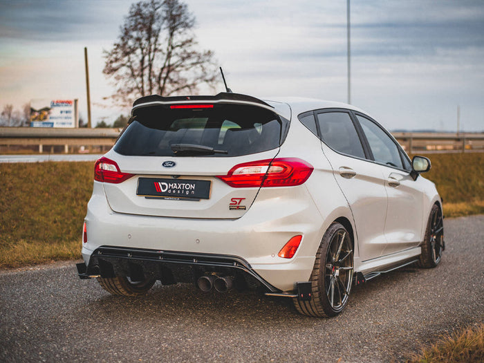 Maxton Design - REAR SIDE SPLITTERS V.4 + FLAPS FORD FIESTA ST MK8/8.5