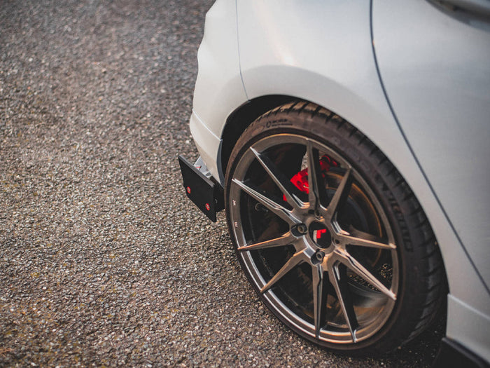 Maxton Design - REAR SIDE SPLITTERS V.4 + FLAPS FORD FIESTA ST MK8/8.5