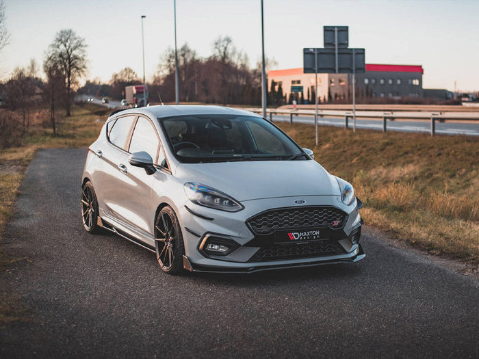 Maxton Design - Front Bumper Wings (Canards) V.3 Ford Fiesta Mk8 ST / ST-Line)