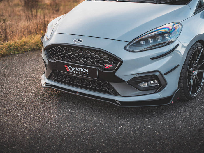 Maxton Design - Front Bumper Wings (Canards) V.3 Ford Fiesta Mk8 ST / ST-Line)