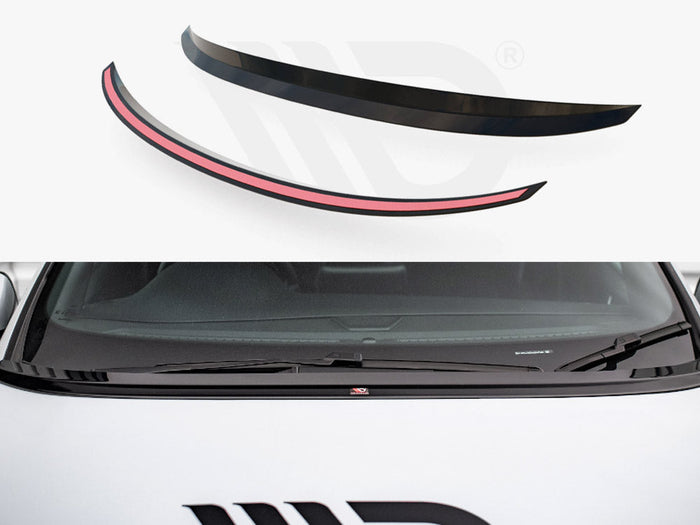 Maxton Design - Bonnet Extension Ford Fiesta Mk8 Standard / ST-Line / ST