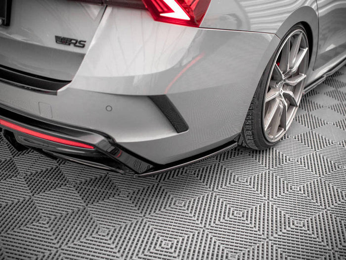 Maxton Design - REAR SIDE SPLITTERS V.3 SKODA OCTAVIA RS MK4 (2020-)