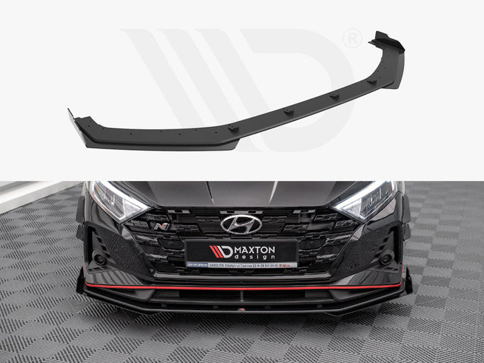 Maxton Design - STREET PRO FRONT SPLITTER V.1 (+FLAPS) HYUNDAI I20 N MK3 (2020-)