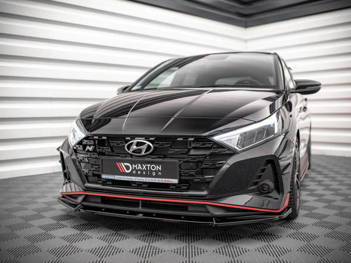 Maxton Design - Aftermarket  FRONT SPLITTER V.2 HYUNDAI I20 N MK3