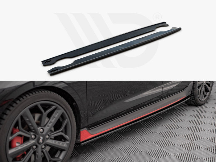Maxton Design - SIDE SKIRTS DIFFUSERS HYUNDAI I20 N MK3 (2020-)