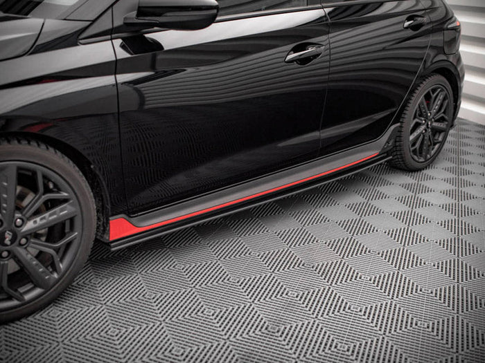 Maxton Design - STREET PRO SIDE SKIRTS DIFFUSERS HYUNDAI I20 N MK3 (2020-)