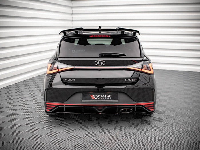 Maxton Design - CENTRAL REAR SPLITTER (VERTICAL BARS) HYUNDAI I20 N MK3 (2020-)