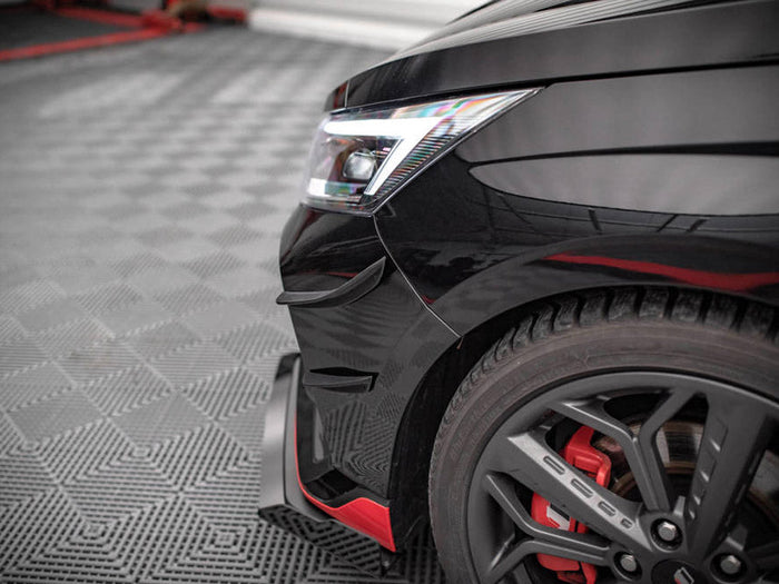 Maxton Design - FRONT BUMPER WINGS (CANARDS) HYUNDAI I20 N MK3 (2020-)