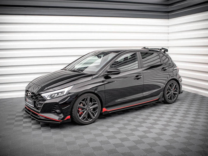 Maxton Design - STREET PRO SIDE SKIRTS DIFFUSERS (+FLAPS) HYUNDAI I20 N MK3 (2020-)