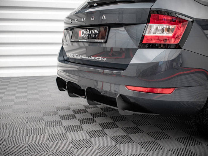 Maxton Design - STREET PRO REAR DIFFUSER SKODA FABIA ESTATE MK3 FACELIFT (2019-)