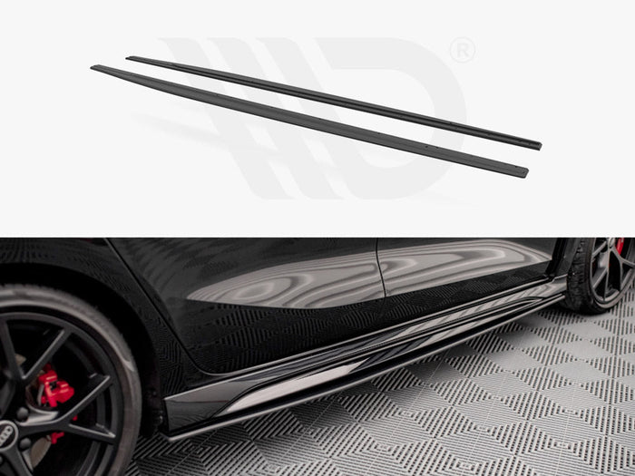 Maxton Design - STREET PRO SIDE SKIRTS DIFFUSERS AUDI RS3 SPORTBACK 8Y (2020-)