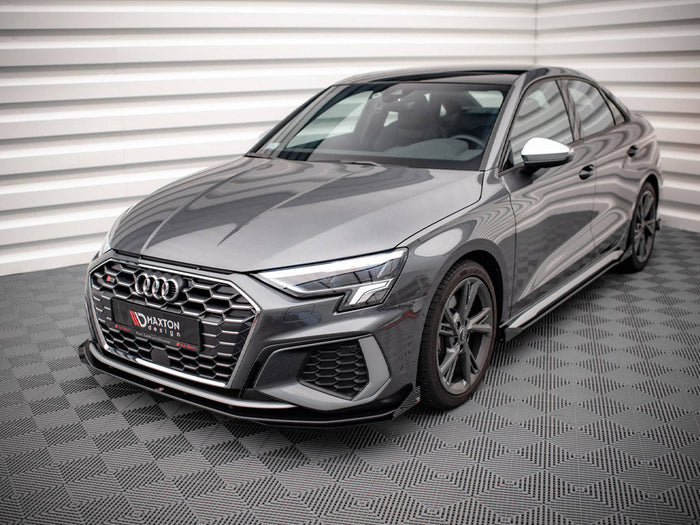 Maxton Design - Street PRO Front Splitter V.1 + Flaps Audi S3 / A3 S-Line 8Y