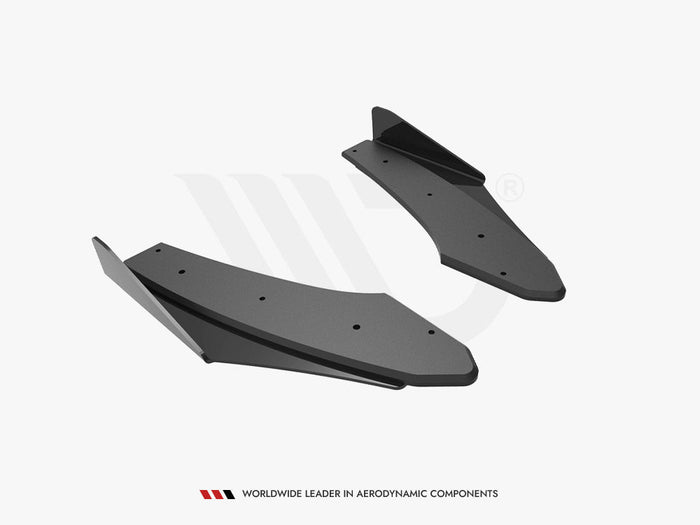 Maxton Design - Street PRO Rear Side Splitters + Flaps Audi S3 Sedan 8Y