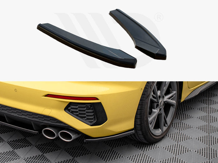 Maxton Design - REAR SIDE SPLITTERS AUDI S3 SEDAN 8Y (2020-)