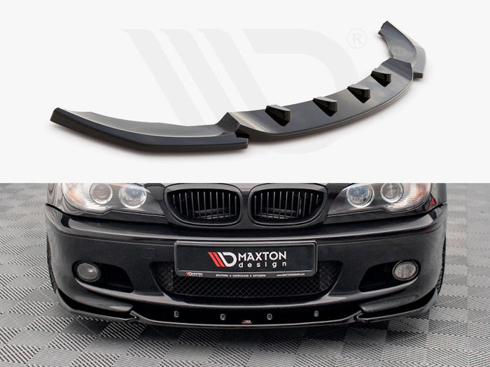 Maxton Design - FRONT SPLITTER V.2 BMW 3 COUPE M-PACK E46 (1999-2005)