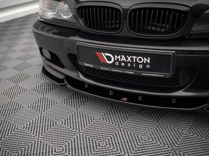 Maxton Design - FRONT SPLITTER V.2 BMW 3 COUPE M-PACK E46 (1999-2005)