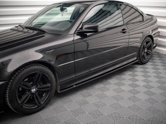 Maxton Design - SIDE SKIRTS DIFFUSERS V.2 BMW 3 COUPE M-PACK E46 (1999-2005)