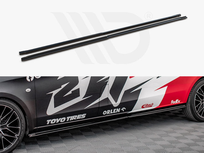 Maxton Design - Side Skirt Diffusers Mercedes-Benz Vito Extra Long W447 Facelift / V Extra Long W447 Facelift