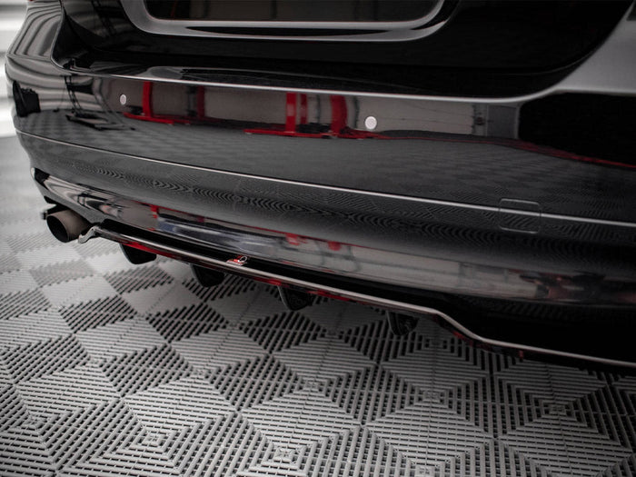 Maxton Design - CENTRAL REAR SPLITTER (VERTICAL BARS) BMW 3 SEDAN E90 (2004-2008)