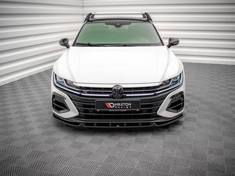 Maxton Design - Front Splitter V.2 Volkswagen Arteon R Sedan / Shooting Brake Mk1 Facelift