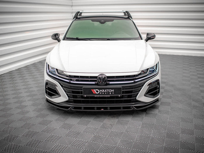 Maxton Design - Front Splitter V.2 Volkswagen Arteon R Sedan / Shooting Brake Mk1 Facelift