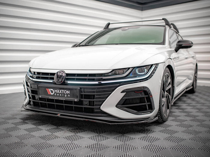 Maxton Design - Front Splitter V.3 Volkswagen Arteon R Sedan / Shooting Brake Mk1 Facelift