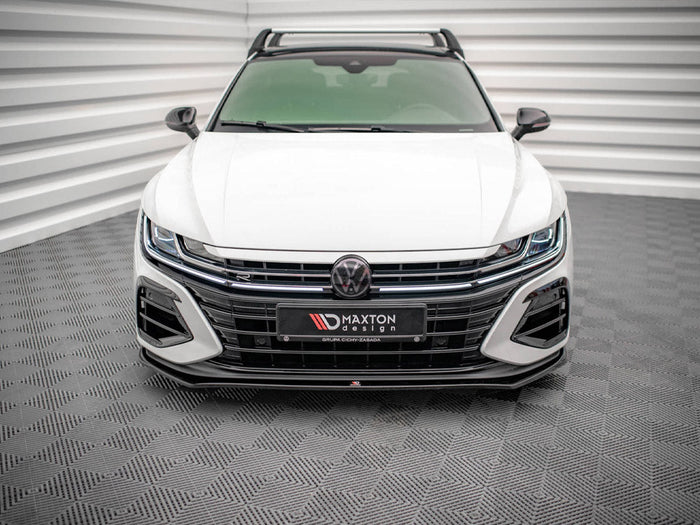 Maxton Design - Front Splitter V.3 Volkswagen Arteon R Sedan / Shooting Brake Mk1 Facelift