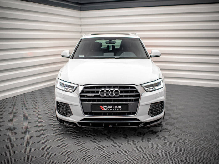 Maxton Design - FRONT SPLITTER V.1 AUDI Q3 S-LINE 8U FACELIFT (2014-2018)